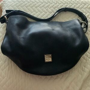 Black with red inside dooney and bourke purse